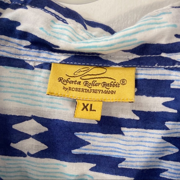 Roberta Roller Rabbit Button Down Tunic - Picture 6 of 7